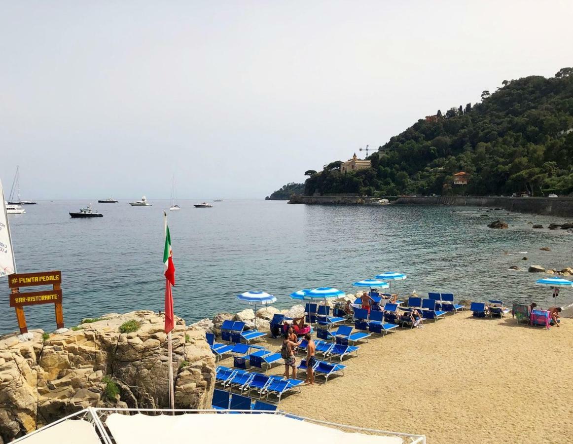 Portofino Seaview Apartment, 50 Meters From The Beach, Free Parking, Air Conditioning Paraggi Bagian luar foto